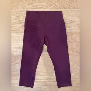 Lululemon Wunder Train Luxtereme Cropped Length 10